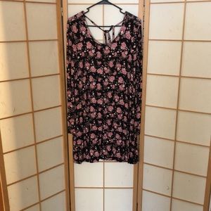 Alga Floral long sleeve stretch dress